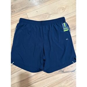 DSG Mens 2XL Running Shorts Athletic Fit Navy Blue Lightweight Workout Gym